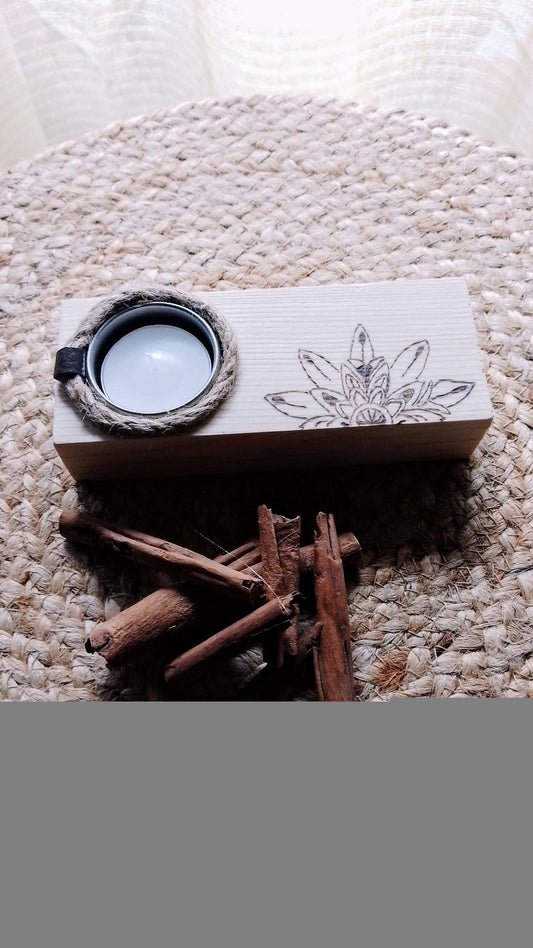 Portavelas "PEQUEÑO RINCÓN"